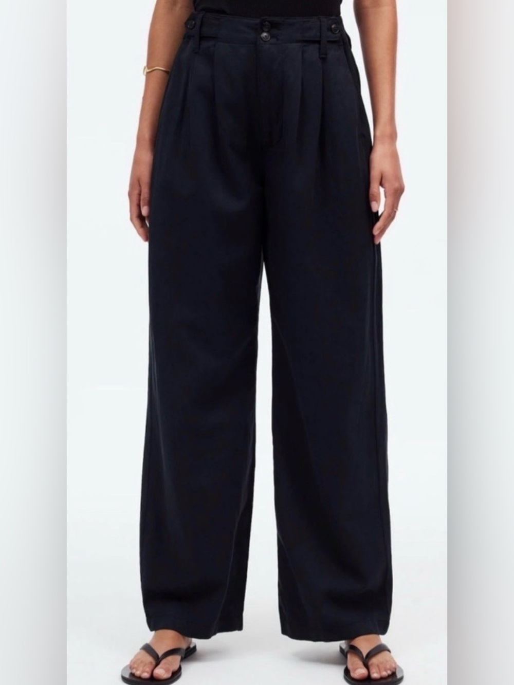 Madewell Harlow Pant in Black
